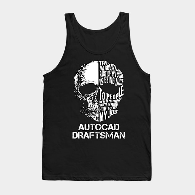 Autocad Draftsman Tank Top by tobye